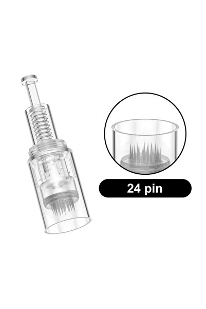 Choice screw-10pcs-24pin 10PCS Derma Pen Needle 12/36/42pins nano Screw Microneedle Tatoo MTS Cartridge