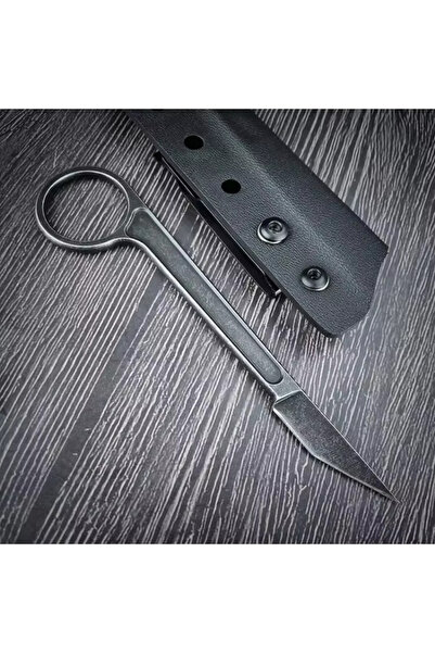 Choice سكين جيب صغيرة سوداء متعددة الاستخدامات محمولة مع غمد كايدكس، مصنوعة م...