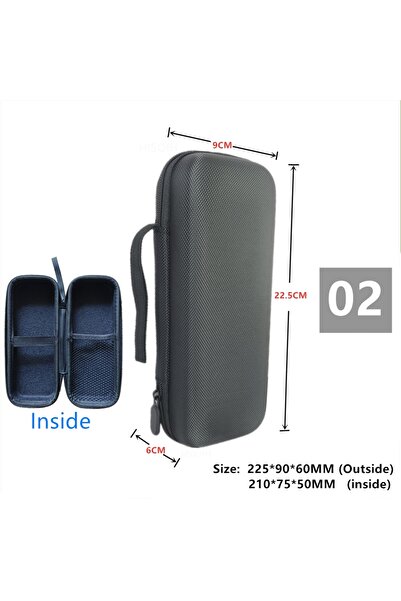 Choice حقيبة أدوات متعددة القياسات الرقمية 02، حقيبة سوداء لسماعات الرأس، حقي...