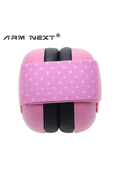 Choice واقيات أذن وردية اللون لحماية سمع الأطفال والرضع، سماعات رأس عازلة للض...