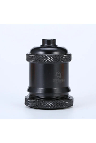 Choice7 3pcs black 3PCS E27 per metal lamp holder Retro industrial Lamp base ...