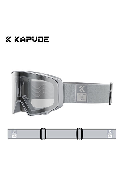 KAPVOE Photochromic-SI-05 Photochromic Ski Goggles Magnetic Anti-Fog Lenses UV400 Protection Men Wom
