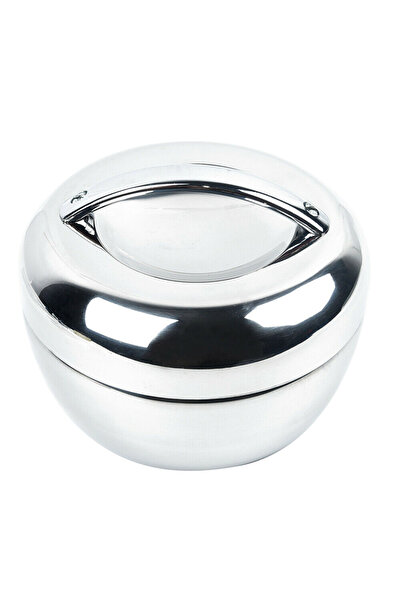 Choice 1.0L Silver Hot Food Lunch Bento Box Stainless Steel Thermo Insulated ...