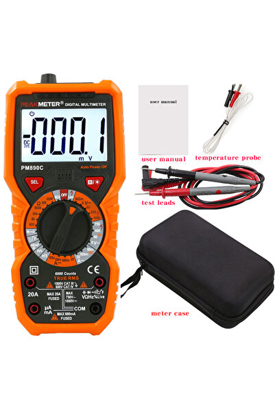 Choice1 PM18C add handbag PEAKMETER PM18C Overload Protection Multimeter, Hig...