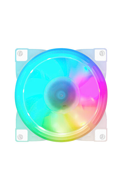 Choice 5V ARGB Translucent White JUMPEAK 8025 80mm Computer Case Fan Magnetic...