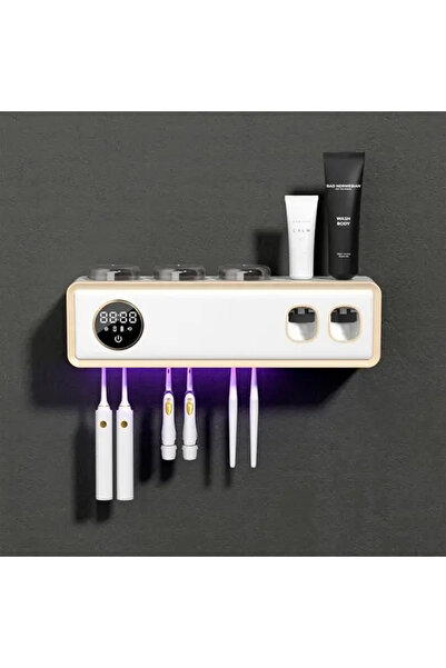 Choice White UV Toothbrush Holder Deep Sterilizer Toothpaste Squeezer Light E...