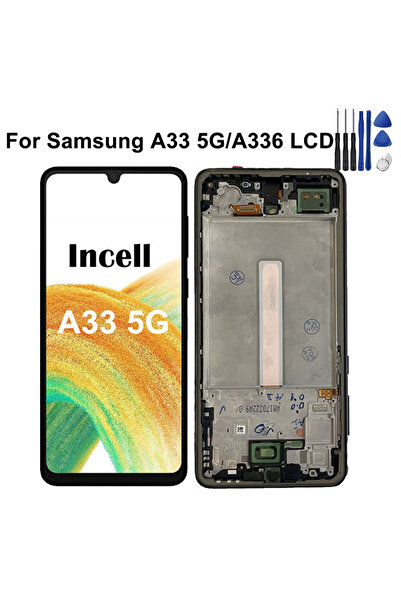 Choice1 شاشة Incell بدون إطار، Super AMOLED مقاس 6.4 بوصة، متوافقة مع A33 5G ...
