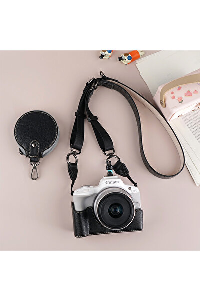 Choice حقيبة كاميرا سوداء أساسية فقط لكاميرا كانون EOS R50، غطاء حماية، جراب ...