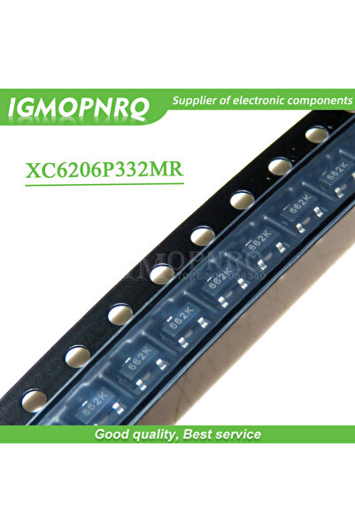 Choice 100 قطعة XC6206P332MR 662K XC6206 3.3V/0.5A إيجابي ثابت LDO الجهد المن...