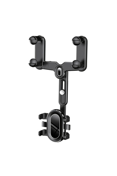 Choice black 360° Car Rearview Mirror Mobile Phone Holder For Car Rotation & ...