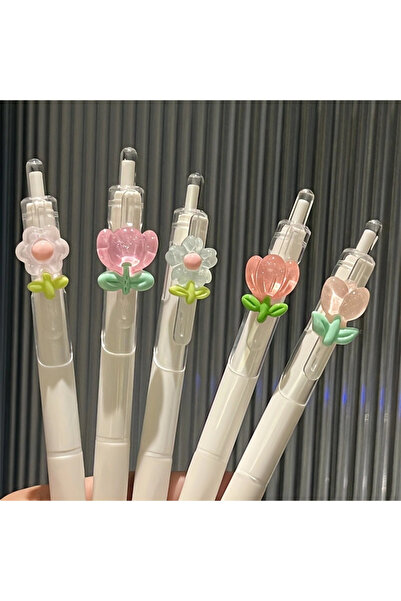 Choice أقلام حبر جاف سوداء، 3 قطع، ألوان مختلطة، 3 قطع، حبر جل، رأس متوسط 0.5...