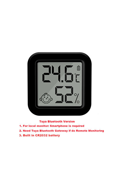 Choice مستشعر درجة الحرارة والرطوبة بتقنية بلوتوث من ONENUO Tuya، شاشة LCD رق...