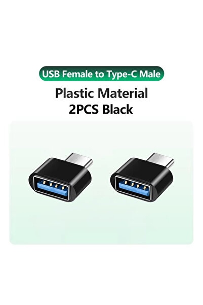 Choice محولان USB إلى USB-C أسودان، محول USB إلى USB-C لهاتف iPhone 17، محول ...