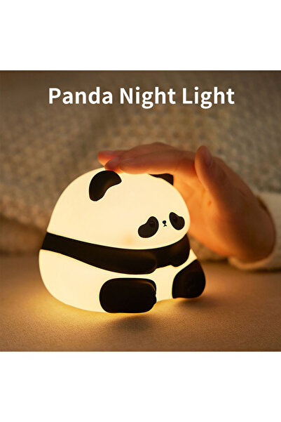 Choice type 4 USB Rechargeable LED Night Light Cute Cartoon Panda Silicone La...
