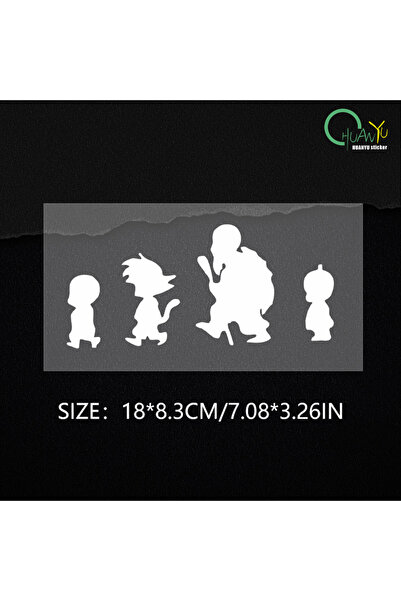 Choice ملصق سيارة أبيض B144A2، سون غوكو ماستر روشي، ديكور عاكس من الأنمي للزج...