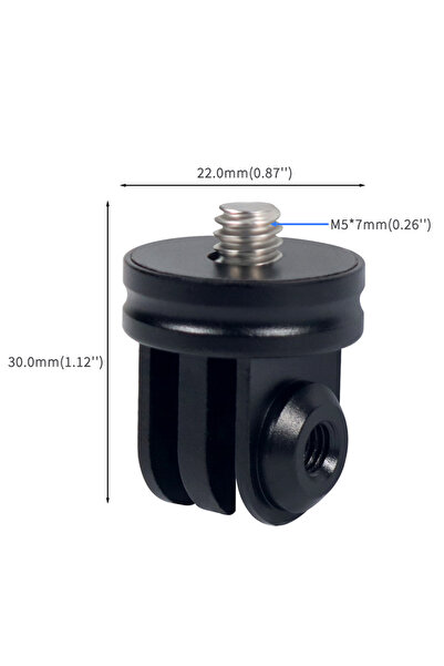 Choice محول حامل ثلاثي القوائم من الألومنيوم بثلاثة فتحات لولبية M5، قابل للد...