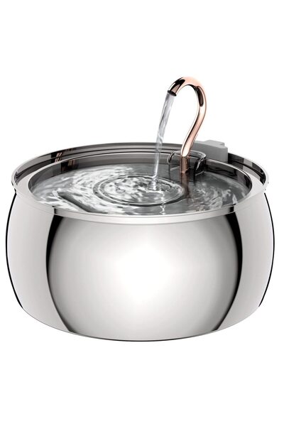 Choice نافورة مياه للحيوانات الأليفة مصنوعة من الفولاذ المقاوم للصدأ 304 سعة ...