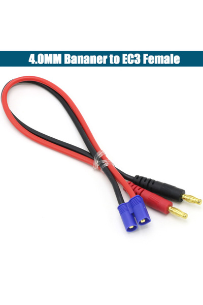 Choice 4.0 to EC3 Imax B6 Charge Line 4.0mm Banana Plug to T Plug EC3 EC5 XT3...