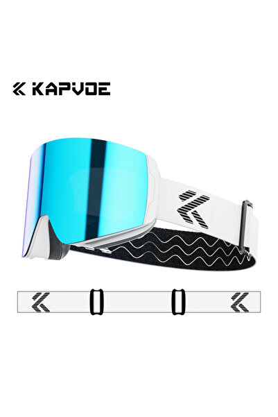 KAPVOE Color-18 Photochromic Ski Goggles Magnetic Anti-Fog Lenses UV400 Protection Men Women Ski Gog