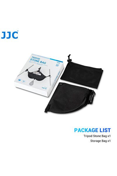 Choice كيس رمل أسود ثقيل التحمل لحامل ثلاثي القوائم من JJC، مناسب لحامل ثلاثي...