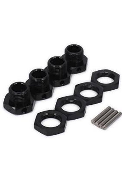 Choice محول صواميل عجلات سداسية من الألومنيوم YSIDO مقاس 17 مم، أسود، 4 قطع، ...