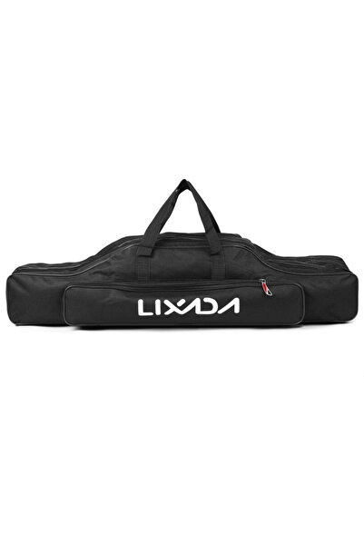 Choice حقيبة حمل صنارة صيد قابلة للطي من ليكسادا، سوداء اللون، بطول 90 سم، مت...