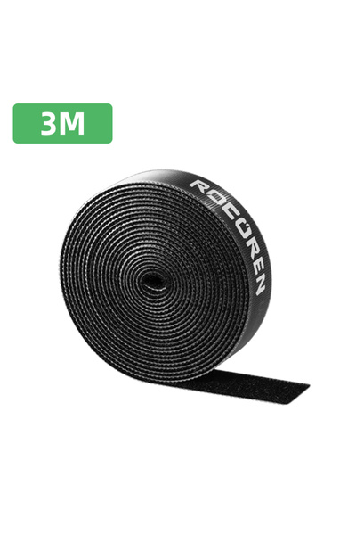 Choice منظم كابلات 3M أسود من روكورين، أداة لف أسلاك الكابلات اليدوية، قابل ل...