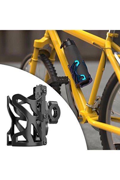 Choice Black Motorcycle Drink Cup Holder Beverage Bottle Stand Bottle Cage Un...