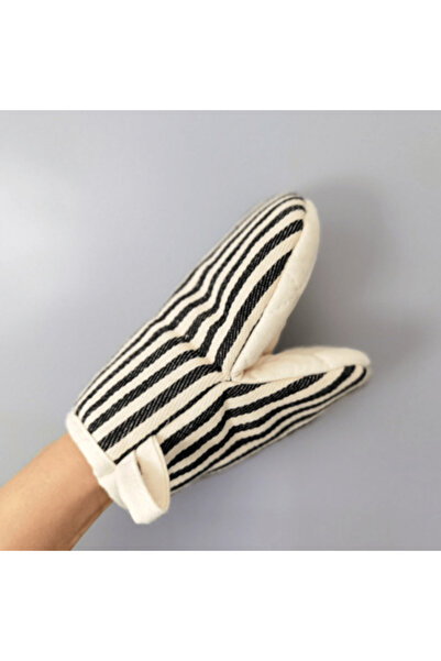 Choice Black 1PC Heat-insulating Gloves Potholder Kitchen Anti-scald Microwave Gloves High Temperature Res