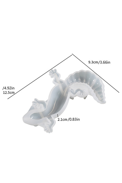 Choice1 قالب واحد على شكل حيوان سحلية، قوالب على شكل حلزون وضفدع وسحلية، زينة...