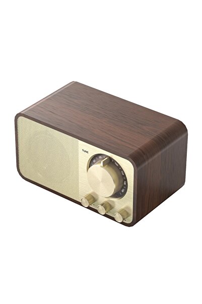 Choice walnut Portable Nostalgic Retro FM Radio Walnut Vintage Radio Receiver...