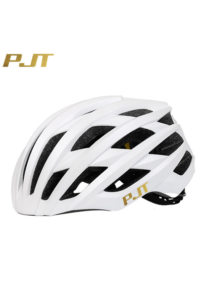 Choice خوذة ركوب الدراجات P3-White-G PJT للرجال والنساء، مزودة بشحن USB وإضاء...
