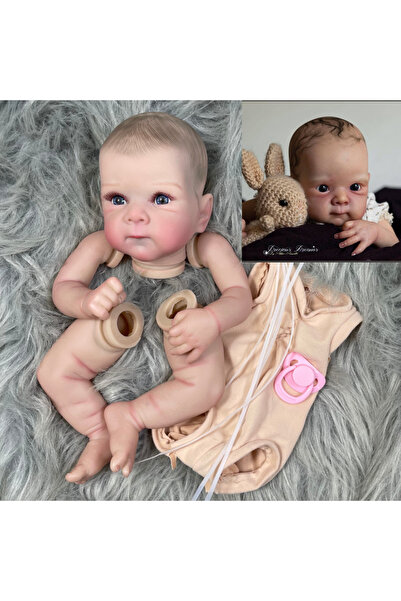 Choice طقم دمية بيبي بيتي مطلية مسبقًا، مقاس 18 بوصة، مصنوعة من الفينيل، مع ج...