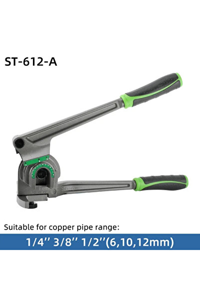 Choice ST-612-A أداة ثني أنابيب النحاس اليدوية ST-612-A، مقاسات 6/8/10 مم، 3 في 1، مزودة برافعة، أداة إصلاح أجهزة التبريد