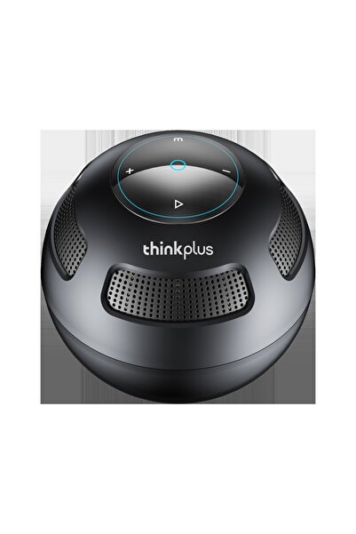 LENOVO مكبر صوت TS5 أسود أصلي من Choice، مكبر صوت بلوتوث V5.3 خارجي طويل الأمد، مضخم صوت