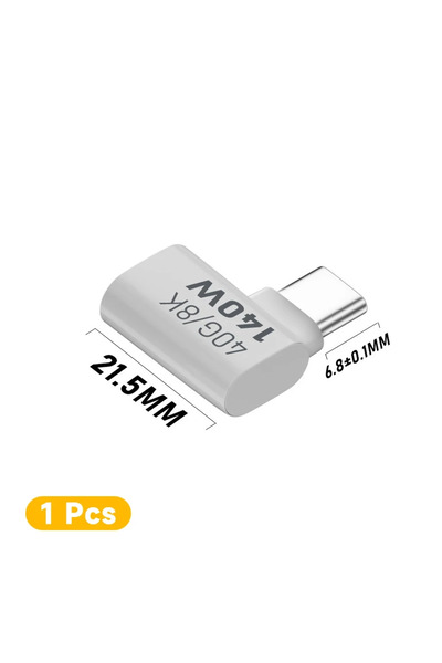 BSN 4 PD140W USB C Female to Male Adapter PD 3.1 Thunderbolt 3 40 Gbps Data Transfer 8K@60Hz Extension .