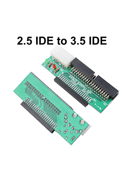 Kebidumei 2.5 IDE to 3.5 IDE Sata to IDE Adapter 2.5 Sata Female to 3.5 IDE Male Converter 40 PIN Port 1.5Gbs