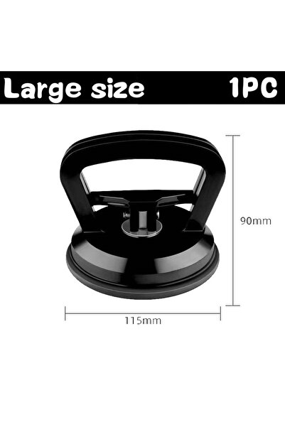 Choice أداة سحب السيارات الكبيرة السوداء (قطعة واحدة أو قطعتان) ذات كوب شفط ش...