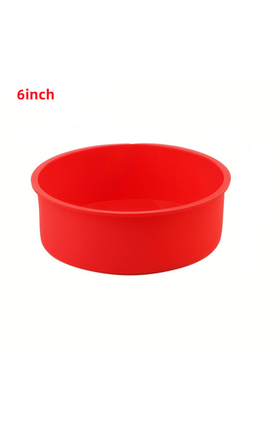 Choice قالب كيك دائري من السيليكون مقاس 6 بوصات، صينية كيك غير لاصقة مقاس 4/6/8/10 بوصات، قالب تشيز كيك مثالي للخبز