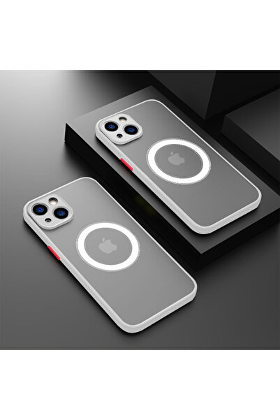 Choice جراب فاخر أبيض غير لامع لهاتف آيفون 17 برو ماكس، مزود بتقنية الشحن الل...