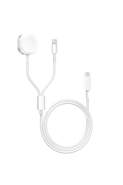 Choice شاحن ساعة T309F-C10 ثنائي الوظائف، كابل شحن Lightning ومغناطيسي لساعات...