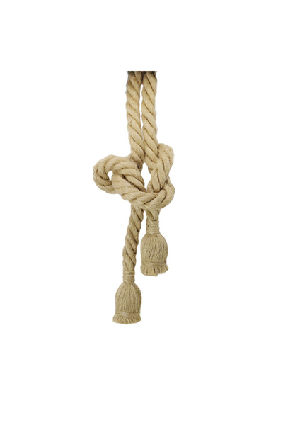 Choice 2M Double Base No bulb Hemp Rope Pendant Lights Retro Vintage Fixture E27 85-265V Lamparas De Techo