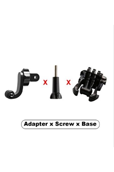 Choice محول قاعدة لولبية عالمية بزاوية 360 درجة، حامل رأسي لكاميرات GoPro 11/...