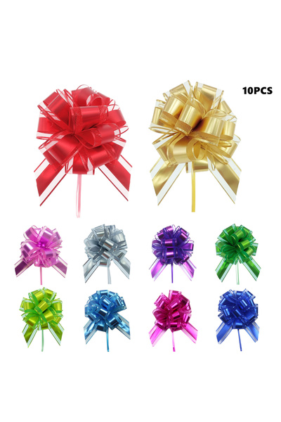 Choice 10 قطع من شرائط سحب كبيرة مقاس 6 بوصات، مثالية لتغليف الهدايا، سواءً ك...