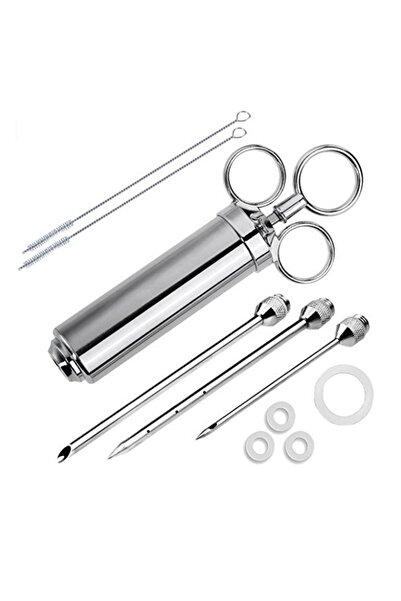 Choice محقنة لحوم حمراء، إبرة حقن للتتبيل، إبرة نكهة، محقنة لصلصات اللحوم ولح...