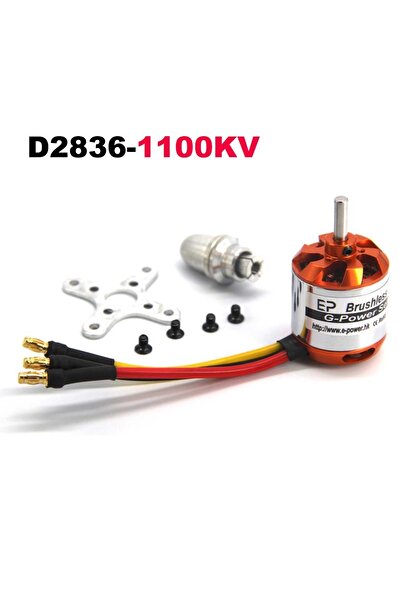 Choice EP-D2836-1100KV RC موتور D2836 2836 750KV 880KV 1100KV 1500KV فرش السيارات 4S يبو 4 مللي متر رمح بقطر