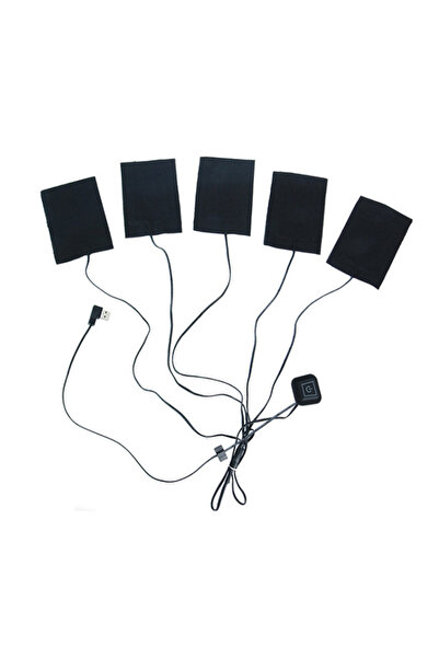 Choice B USB Charging Clothing Heating Pad 45℃-65℃ Vest Heater Winter Warm Camping Hiking Ski Cycling Pant.