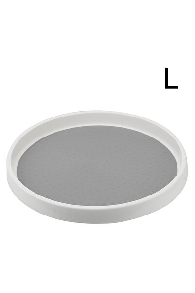 Choice Large 2 Tier Rotating Organizer Pantry Cabinet Turntable Round Shelf K...