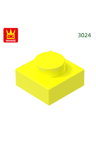 Choice17 about 588pcs 59.Yellow Wange 588Pcs/Lot 3024 1x1 Short 1-Hole Buildi...