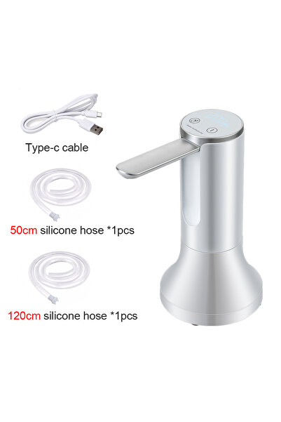 Choice White add Base Electric Water Gallon Bottle Pump Automatic Folding Water Dispenser Pump 19 Liters Re